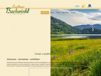 fewo-bachwinkl.de Webseite Vorschau