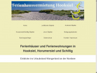 ferienhaus-ferienwohnung-hooksiel.de Webseite Vorschau