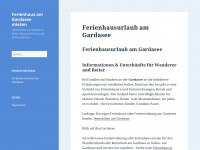 ferienhaus-gardasee.info Webseite Vorschau