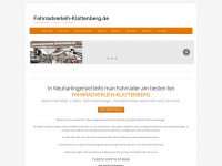 fahrradverleih-klattenberg.de Webseite Vorschau
