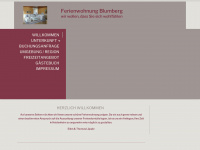 fewo-blumberg.de Webseite Vorschau