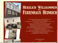 ferienhaus-heinrich.de Webseite Vorschau