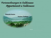 fewo-caldonazzo.de Webseite Vorschau