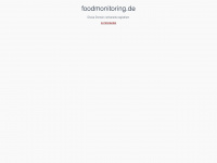 foodmonitoring.de Webseite Vorschau