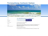 fewo-cuxduhnen.de Webseite Vorschau