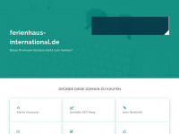 ferienhaus-international.de Webseite Vorschau