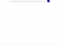 flensburger-baukultur.de Webseite Vorschau