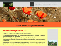 fewo-franken.de Webseite Vorschau
