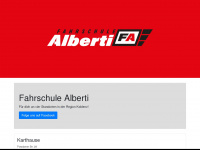 fahrschule-alberti.com Webseite Vorschau