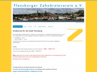 flensburger-zahnaerzte.de Webseite Vorschau