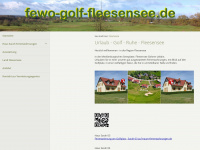 fewo-golf-fleesensee.de Webseite Vorschau