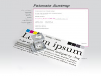fotosatz-austrup.de Webseite Vorschau