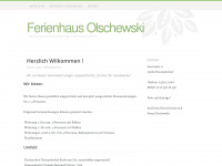 ferienhaus-olschewski.de Webseite Vorschau