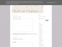 flesh-for-fashion.blogspot.com Webseite Vorschau