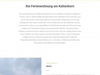 fewo-kattenhorn.de Webseite Vorschau