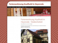 fewo-kaufhold.de Webseite Vorschau