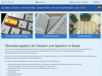 traduc.ch Webseite Vorschau