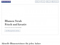blumen-strub.ch Webseite Vorschau