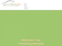 fahrschule-greenorange.de Webseite Vorschau
