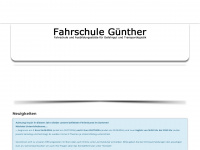 fahrschule-guenther.net Webseite Vorschau