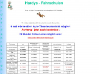 fahrschule-hardys.de Webseite Vorschau