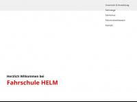 fahrschule-helm.com Webseite Vorschau
