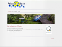 ferienhausamwasser.net Webseite Vorschau