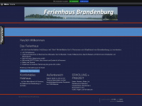 ferienhausbrandenburg.de Webseite Vorschau