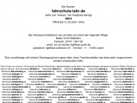 fahrschule-lahr.de Webseite Vorschau