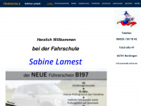 fahrschule-lamest.de Webseite Vorschau