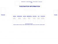 fascination-information.de Webseite Vorschau