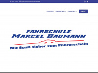 fahrschule-marcel-baumann.de Webseite Vorschau