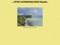 fewo-sonnenschein-baabe.de Webseite Vorschau
