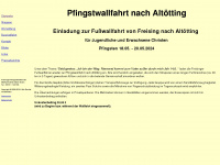 freisinger-pfingstwallfahrt.de Webseite Vorschau