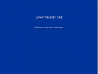 freisler.net Webseite Vorschau
