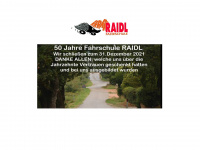 fahrschule-raidl.de Webseite Vorschau