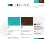 freissling.com Webseite Vorschau