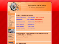 fahrschule-roesler.info Webseite Vorschau