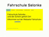 fahrschule-selonke.de Webseite Vorschau