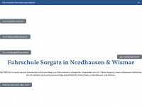 fahrschule-sorgatz.de Webseite Vorschau