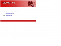 fototech.de Webseite Vorschau