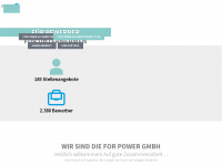 for-power.de Webseite Vorschau
