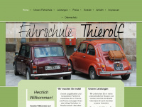 fahrschule-thierolf.de Webseite Vorschau