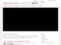 kreuzkirche-oldenburg.de Webseite Vorschau