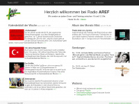 aref.de Webseite Vorschau