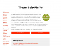 salzundpfeffer-theater.de Webseite Vorschau