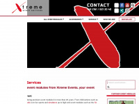 xtreme-events.eu Webseite Vorschau