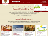 hotel-post-nesselwang.de Webseite Vorschau