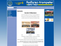 fanfaren-trompeter-erftstadt.de Webseite Vorschau