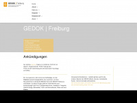 gedok-freiburg.de Webseite Vorschau